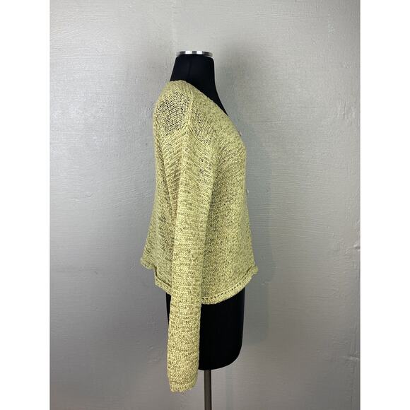 Sigurd Olsen Sport Petite Women’s Moss Green Button Up Cardigan Sweater Size PM - Picture 6 of 8